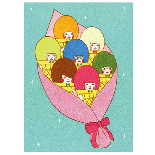 japanwave Tegami Birthday Greeting Card