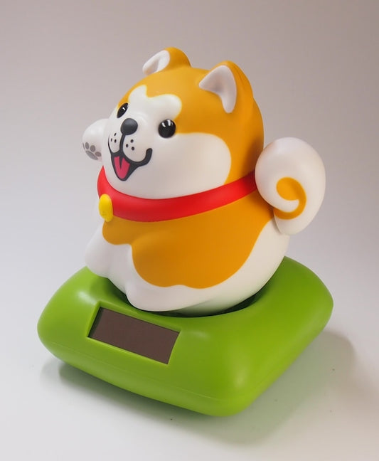 Solar Powered Maru Maru Akita Inu  RE-15GR