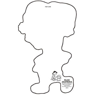Greeting Life Postcard FUJIO AKATSUKA Mama&Hajime chan AF-5
