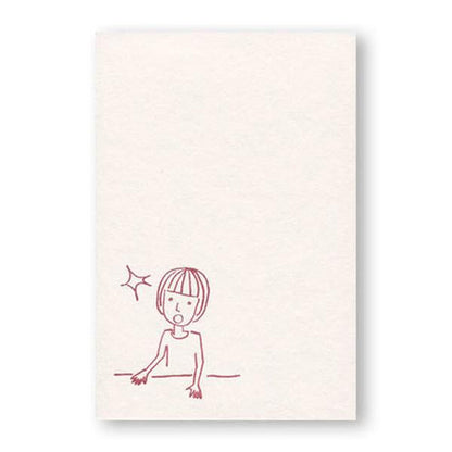 Letter Press Unique Card 05