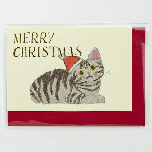 Greeting Life Yusuke Yonezu Christmas Mini Card American Shorthair YZ-399