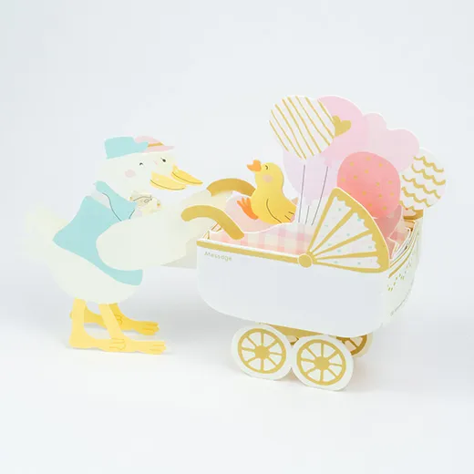 Greeting Life Baby Toy Pop-Up Card Duck YD-32