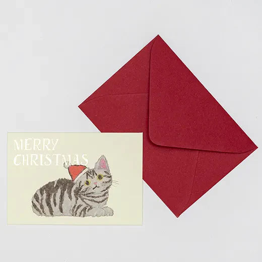 Greeting Life Yusuke Yonezu Christmas Mini Card American Shorthair YZ-399