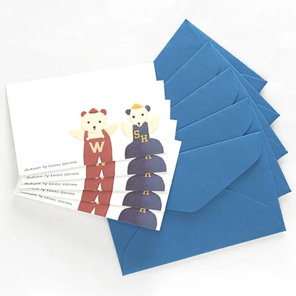 Greeting Life Kahoko Sodeyama Name Card Set Series SD31-34