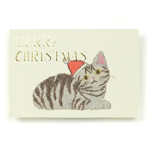 Greeting Life Yusuke Yonezu Christmas Mini Card American Shorthair YZ-399