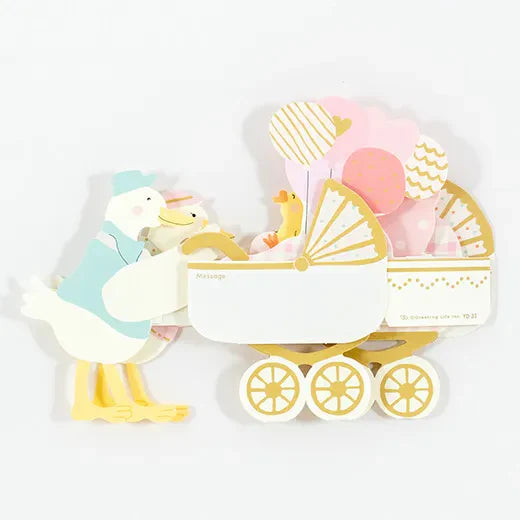 Greeting Life Baby Toy Pop-Up Card Duck YD-32