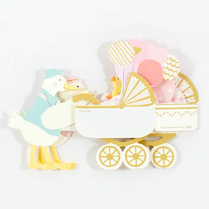 Greeting Life Baby Toy Pop-Up Card Duck YD-32