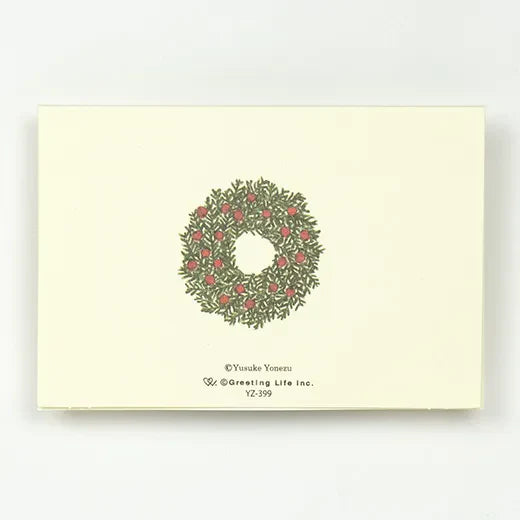 Greeting Life Yusuke Yonezu Christmas Mini Card American Shorthair YZ-399