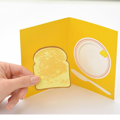 japanwave Tegami Paper Mechanics Greeting Card A Toast To You!