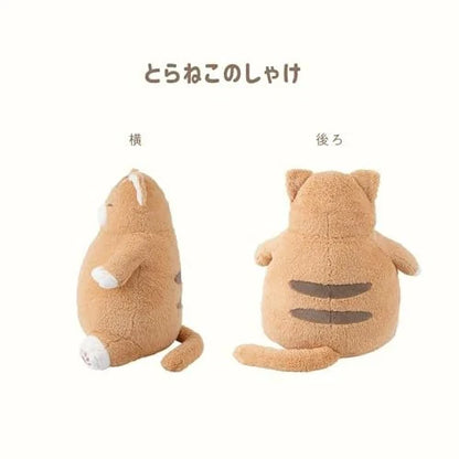 Livheart Premium 27721-42 Hugging Pillow Cat Positivity - Salmon the Tiger Cat (L)