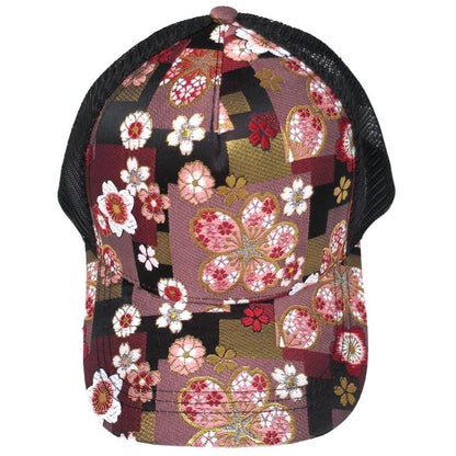 Kinran Mesh Cap Sakura (Cherry Blossom