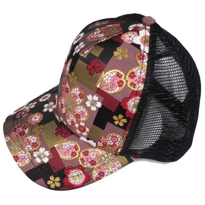 Kinran Mesh Cap Sakura (Cherry Blossom