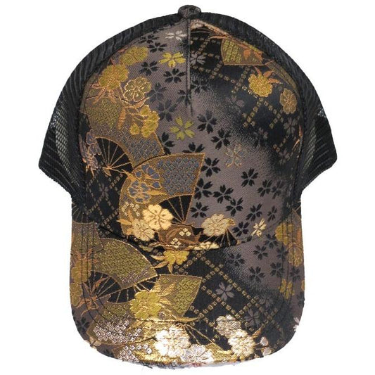 Kinran Mesh Cap Black Fan