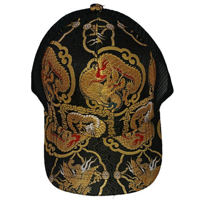 Kinran Mesh Cap Dragon and Phoenix