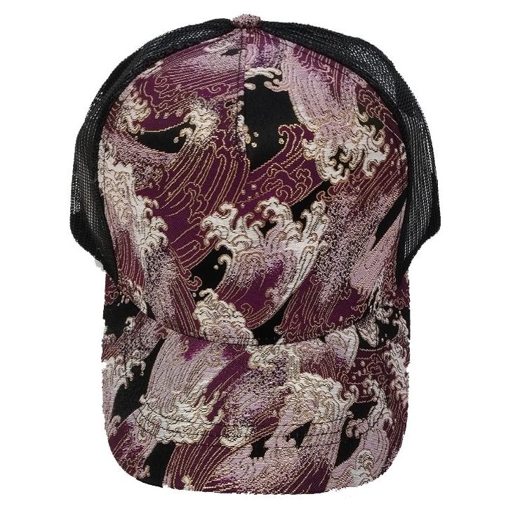 Kinran Mesh Cap Wave Red Purple
