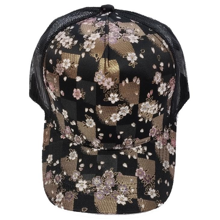 Kinran Mesh Cap Checkered Gold