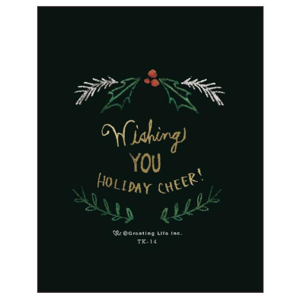 Greeting Life Christmas Blackboard Mini Card TK-14