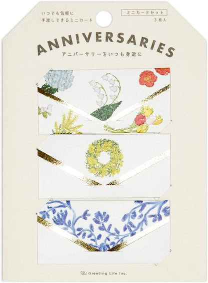 Greeting Life Anniversary Yusuke Yonezu Mini Card Set YZ-356