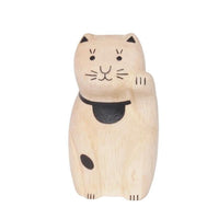 T-lab polepole ENGIMON Wooden box packing Beckoning cat