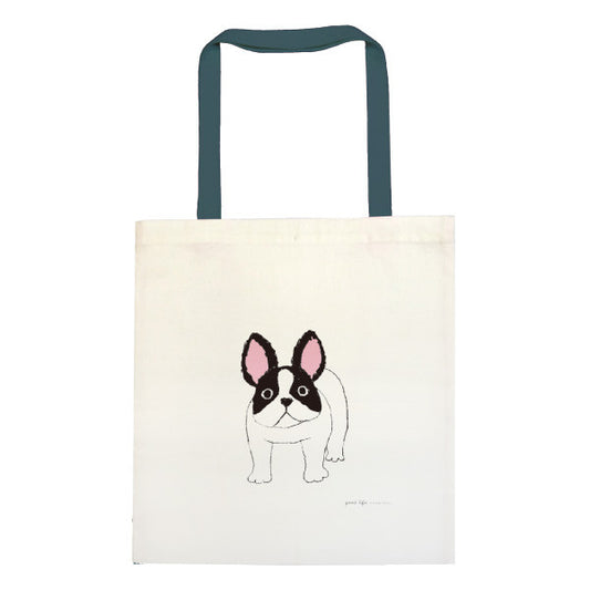 Greeting Life Cotton linen Tote Bag Yusuke Yonezu French Bulldog YZZ-115