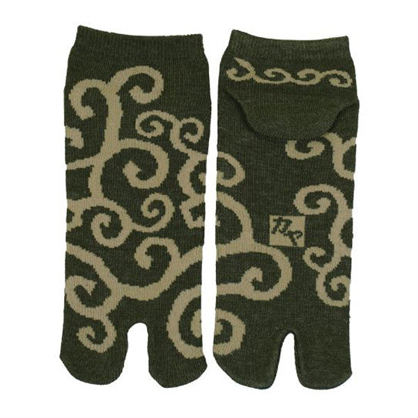 Tabi Socks XL size Short type Arabesque kyoohoo