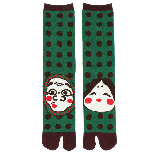 Tabi Socks Okame&Hyottoko/XL