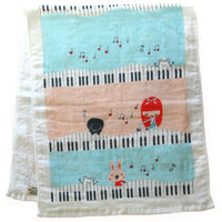 KINNO Towel Face Towel Shinzi Katoh Cheerful note SKFT128-08