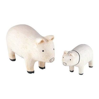 T-lab polepole animal Family Set Pig