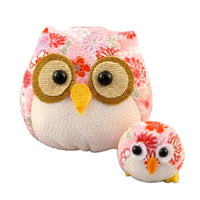 Chirimen Family Owl Pink