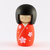 Kyoohoo Japanese Kokeshi Doll Cherry Season Red (K12-3882R)