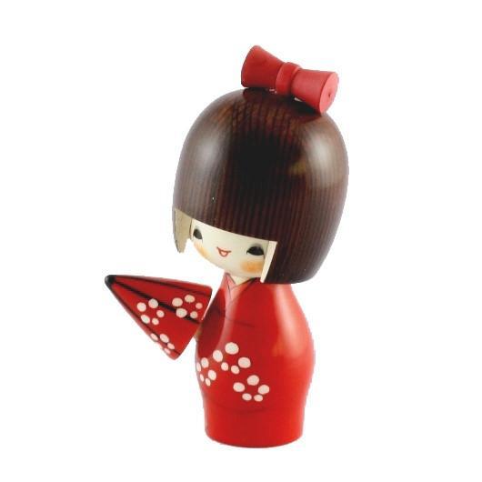 Kokeshi Doll Amayadori (k12-3877)