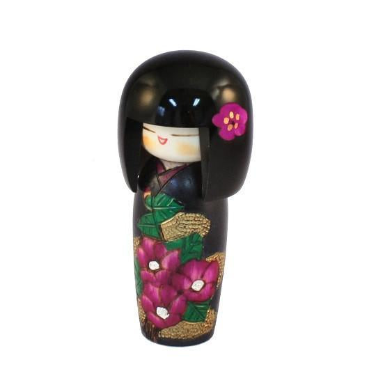 Kyoohoo Japanese Kokeshi Doll Hanashizuku (K12-4328)