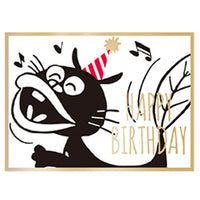 Greeting Life Birthday Card FUJIO AKATSUKA AF-64