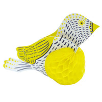 Greeting Life Honeycomb Bird Mini Card Yellow AT-18