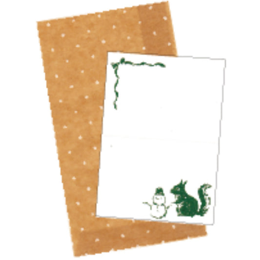 Jolie Poche Message Card Squirre CCG-05GL