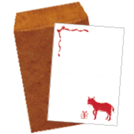 Jolie poche Message Card Donkey CCG-06RE