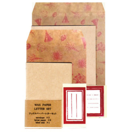 Jolie poche Wax Paper Letter Set M size CWP-07BG