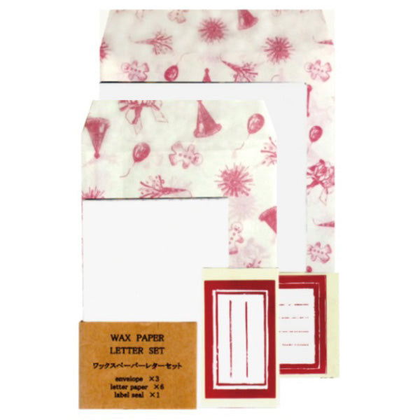 Jolie poche Wax Paper Letter Set M size CWP-07WH