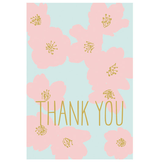 Greeting Life Cherry Blossom Thank you Card ER-27