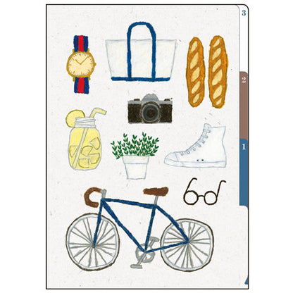 Greeting Life Three Poket Clear Folder A4 FA4-119-YZ