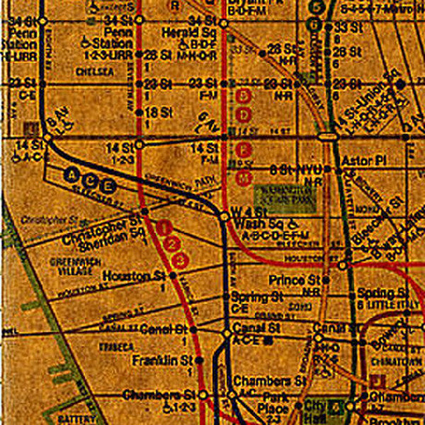 RO-BIKI Note Metro Map