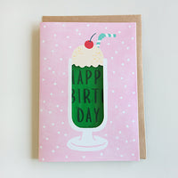 Green Flash Birthday Card GRD-035