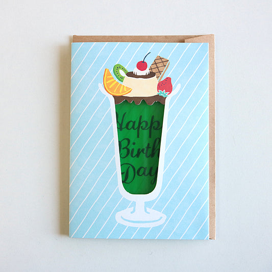 Green Flash Birthday Card GRD-037