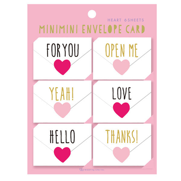 Greeting Life Mini Mini Envelope Card HR-15