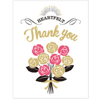 Greeting Life Letterpress Mini Card Thank you HT-78