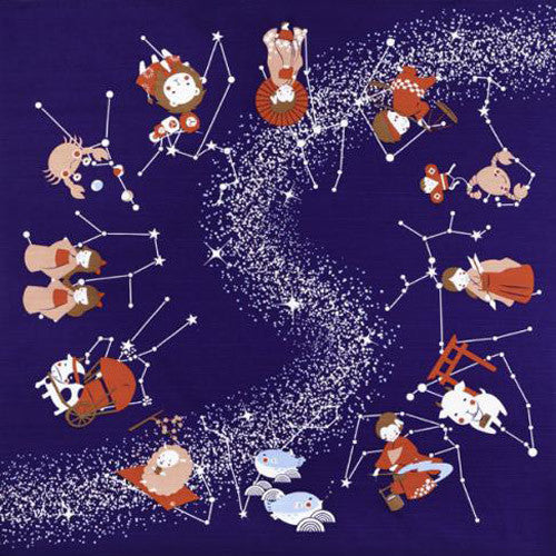 kyoohoo Cotton Furoshiki Large Size Zodiac