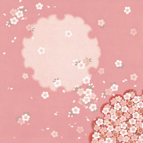 kyoohoo Chirimen Furoshiki Sakura Gradation