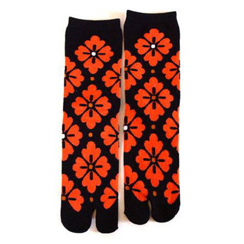 Tabi Socks Square Flower kyoohoo