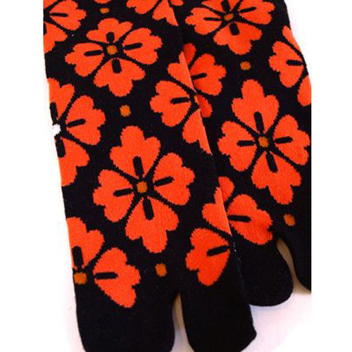 Tabi Socks Square Flower kyoohoo