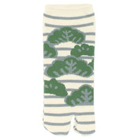 Tabi Socks Short type Pine Tree White/XL